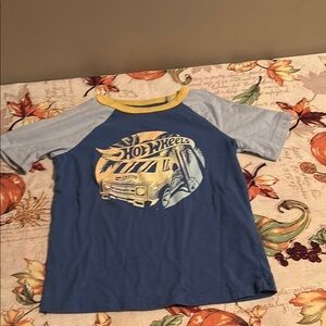 5/$3 Sonoma Blue and Yellow Short Sleeve Tee